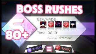 How Many Raid Tokens Can I Get From 80 Plus Boss Rushes In ANIME DIMENSIONS!!!?