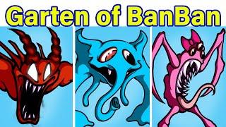 ALL New Monsters Garten of Banban 3 Leaks/Concepts Сompilation | Friday Night Funkin