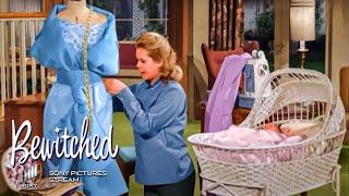 Sam uses her magical tricks to stitch a beautiful dress for herself | Bewitched