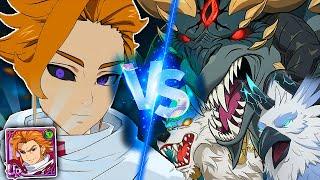 NEW KING OF PVE!! CHAOS ARTHUR VS ALL DEMONIC BEAST BATTLES! | Seven Deadly Sins: Grand Cross