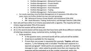 Exam Structure Information for all three Levels of May 2021 CFA exams