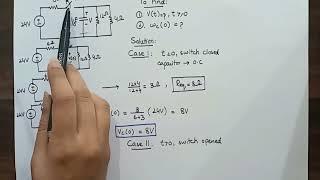 Source free RC circuit easy solution steps | First Order Circuits # 1