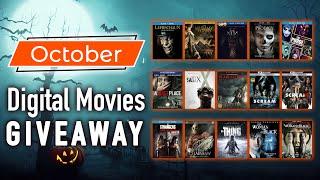 FREE Digital Movies Giveaway - Halloween Edition | October 2024 