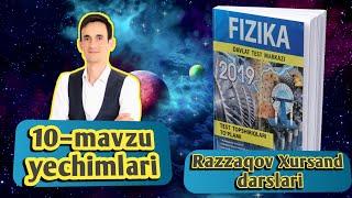 DTM 2019 yechimlari | O'zgarmas tok qonunlari