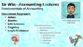 Lecture 05: Adjusting Entries Concept. Accounting Cycle. [Fundamentals of Accounting]