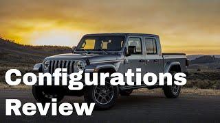 2020 Jeep Gladiator Configurations Review: Sport, Sport S, Overland, Rubicon: Features, Colors, Pics