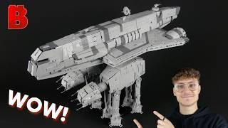 THIS IS LEGO?! Midi Scale Gozanti-Class Cruiser Custom Build!