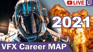 Animation Careers MAP 2021 - VFX Job Roles!