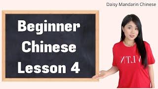 Learn Chinese | Structured Beginner Chinese Course Lesson 4 | Brief Introduction in Mandarin Chinese