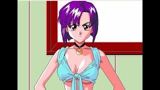 Animahjong X (Pc-98) Miyabi Cutscenes.