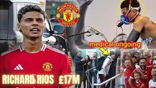 BREAKING: RICHARD RIOS COMPLETES MEDICAL AT MANCHESTER UNITED £17M TRANSFER FROM PALMEIRAS CONFIRMED