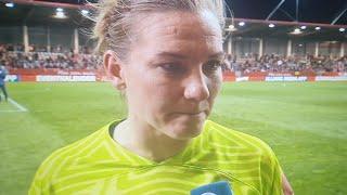 Alexandra Popp Interview | FC Bayern vs VFL Wolfsburg 1:0