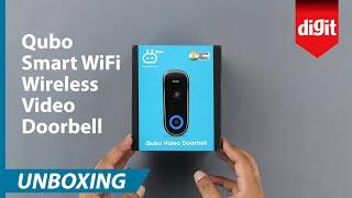 Qubo Smart WiFi Wireless Video Doorbell Unboxing