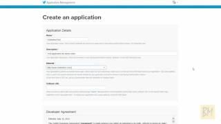 Setting up a Twitter Application