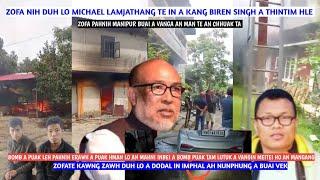 BJP thupuangtu Michael Lamjathang te chenna in an hal| Bomb a puak leh ta| Meitei ralthuam an man