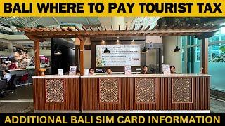 Bali international airport Arrival Tourist Tax Information