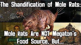 The Shandification of Mole Rats: Mole Rats Are NOT Megaton's Food Source, But... | Fallout Lore