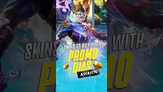 Assasins skins to buy with Promo Diamonds #mobilelegends #mlbb