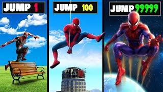 Every SPIDERMAN JUMP MULTIPLIES In GTA 5