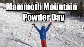 Mammoth Mountain Powder Day! ️️ Deep Turns on Chair 22