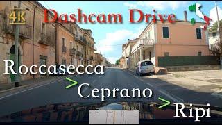 Scenic Drive (Lazio), Italy [Roccasecca⩾Ceprano⩾Ripi] September 2021 | 16:00 | 