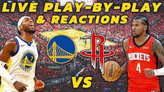 Golden State Warriors vs Houston Rockets | Live Play-By-Play & Reactions