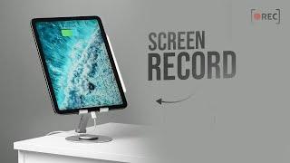 How to Take Screen Record in iPad (tutorial)