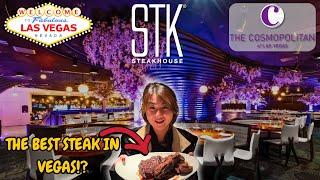 Las Vegas Food Tour Vlog |  STK Steakhouse at Cosmopolitan MGM Resort