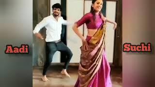 Kannadathi Serial | Aadi and Suchi | enjoy enjami dance