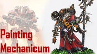 Painting Mechanicum Archmagos for Warhammer: The Horus Heresy