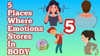 How are EMOTIONS stored in BODY/ Anger anxiety fear stress stored in body