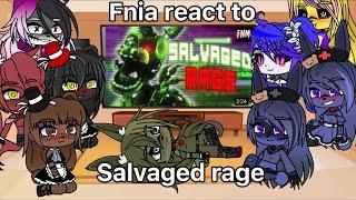 Fnia react to Salvage rage | GC  | Gacha club | / Фния реакция на Salvage rage