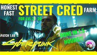 Cyberpunk 2077 Best Low Level Street Cred & XP Farm! No Glitch! Early Game! LVL3-20 Patch 1.6