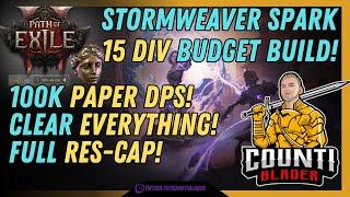 POE2 - Stormweaver Spark 15 Div Budget Build: INSANE 101K DPS & GIVEAWAY!