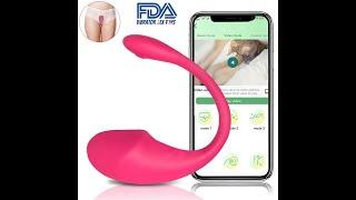 Wireless APP Remote Control Bullet Egg Vibrator G-Spot Dildo Sex Toys For Women