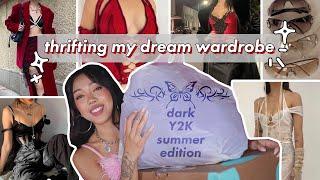 Thrifting My Summer Pinterest Wardrobe!  try-on haul + come thrift w me