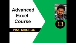 Advanced excel(vba) tutorial 13 : String functions INSTR, INSTRREV, LEFT, MID, RIGHT, STRCOMP..