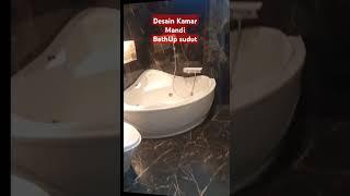 Desain Kamar Mandi  Bathup Sudut