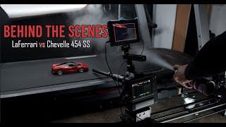 BTS -Toy LaFerrari vs Chevy 454 SS Toy Cars Race on Treadmill (Laowa 24mm Lens BMPCC6K Pro)