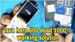 Lava Hero 600 Full Short Mobile, Dead Repair #solution #mobilerepair #problem