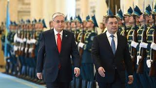 Визит президента Кыргызстана Садыра Жапарова в Акорду