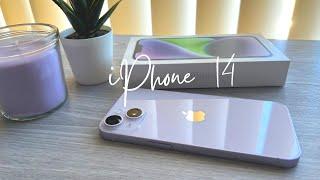 iPhone 14 Purple Unboxing + Accessories 