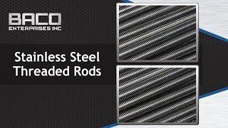 Stainless Steel Threaded Rods From Baco Enterprises Inc.