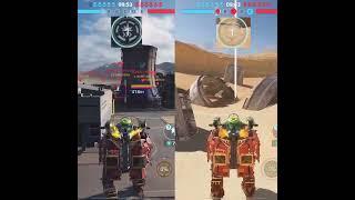 Pilot skills (left) vs. no pilot skills (right) | #Warrobots War Robots #pixonic