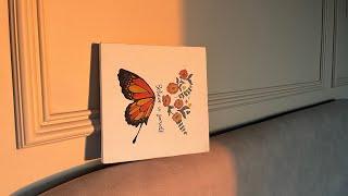 Butterfly painting| Canvas painting | Acrylic painting