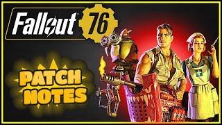 Upcoming Patch Notes For March 26 - Fallout 76