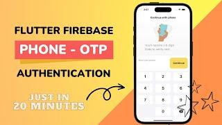 Boost App Security: Firebase Phone Number OTP in Flutter | Flutter Firebase 2024