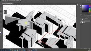 3D Site Analysis Diagrams - Rhino + Illustrator + Photoshop