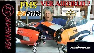 T-28 FMS 1400MM VER AIRFIELD 1450MM UNBOXING AND BUILD 4S SERVO GEAR DOORS VER MECHANICAL / LIGHTS