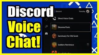 How to Start a Discord Voice Chat using PS5 & Link Services (Easy Tutorial)